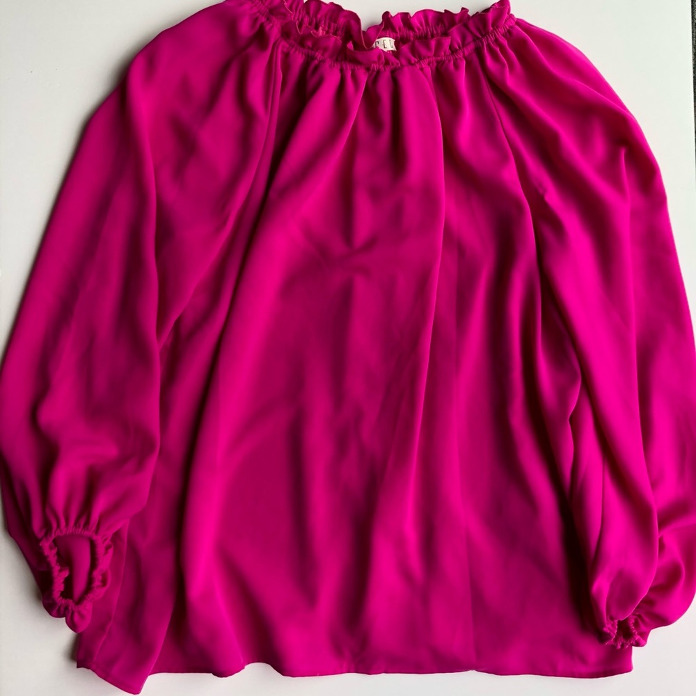 Off the shoulder Magenta mini dress